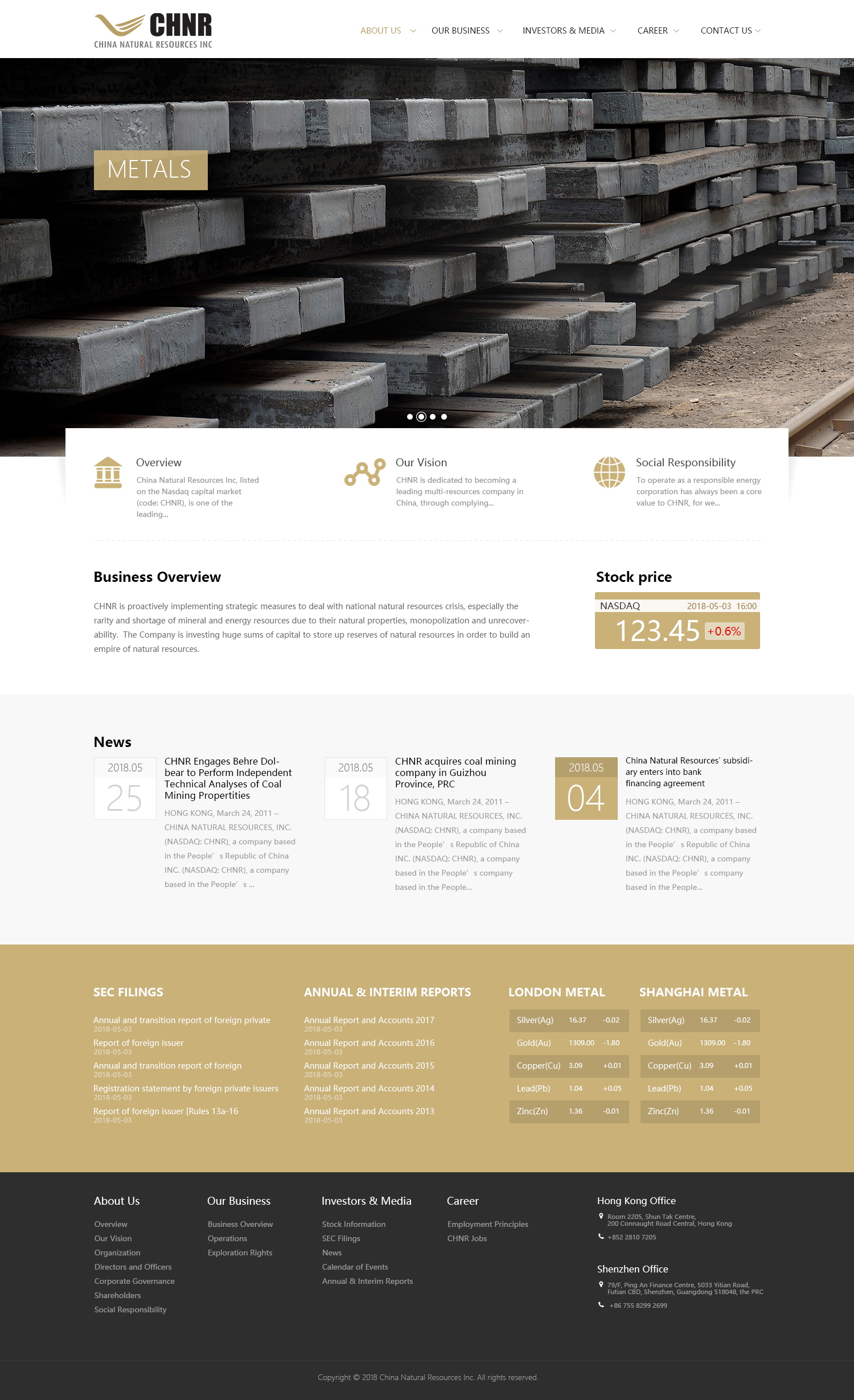 China Natural Resources(美國(guó)上市)